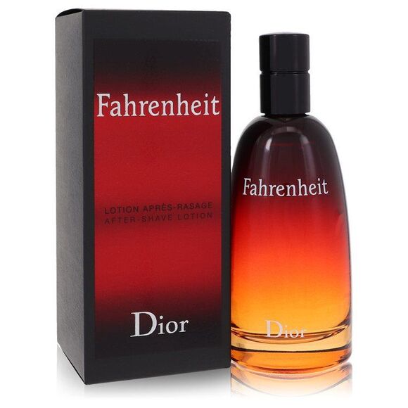 Christian Dior Fahrenheit After Shave Lotion Men Red and Orange Aftershave
